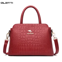 olsitti ladies quality leather shoulder bags for women 2021 luxury handbags women bags designer fashion large capacity tote bag