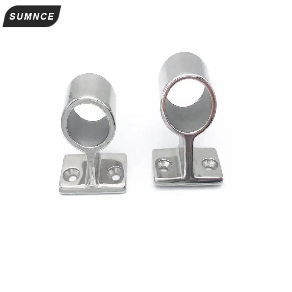 

Boat Tube Pipe Base 316 Stainless Steel 22/25mm Marine Yacht Railing Rails Pipe Base Fitting Support Marine Hardware