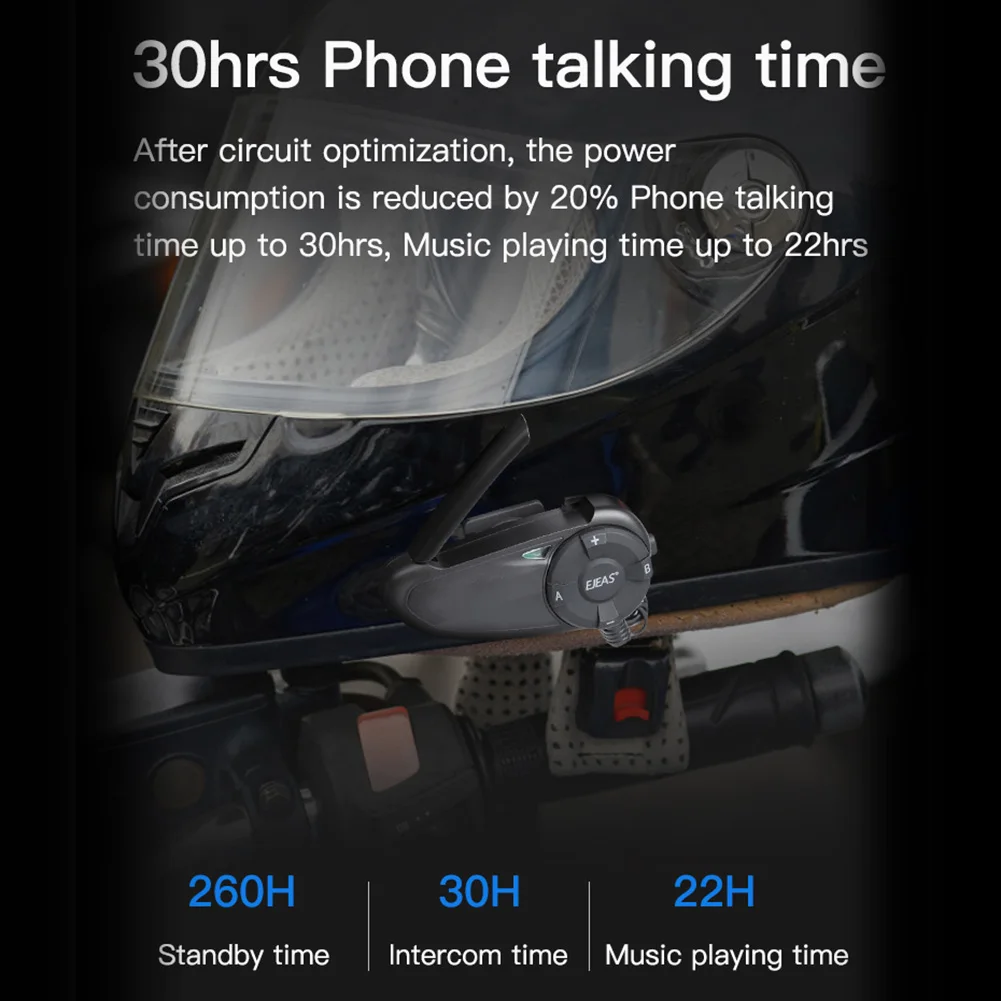

IP67 Waterproof Interphone Headset Q7 5.0 Motorcycle Helmet Intercom Portable Entertainment Earphone Supplies