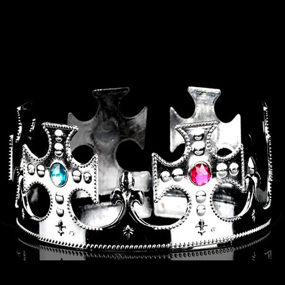 Вечерние украшения для волос на Хэллоуин Королевская корона король королева