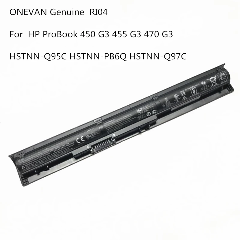 

Оригинальный новый аккумулятор onwan RI04 для HP Probook 450 455 470 G3 G4 для ENVY 15 15-q001tx оригинальный 805047-851 805294-001