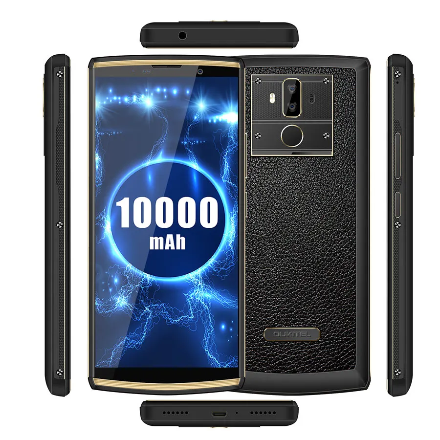 Смартфон OUKITEL K7 Pro Android 9 0 MT6763 восемь ядер 4 Гб ОЗУ 64 ПЗУ 6 дюйма FHD + 18:9 10000 мАч сканер