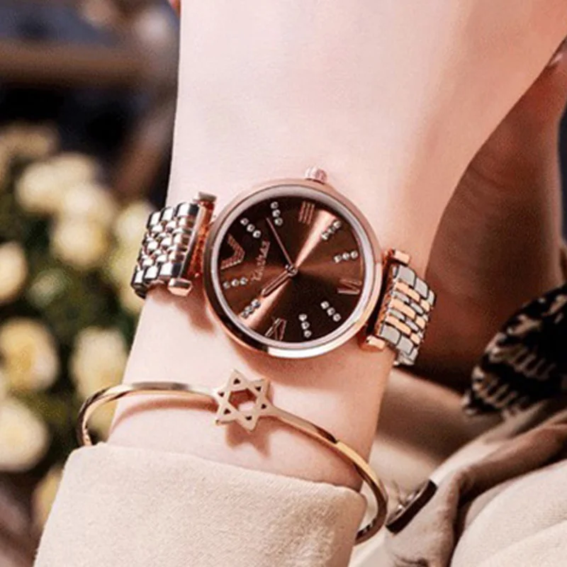 Женские часы браслет набор роскошных часов с кристаллами и бриллиантами женские