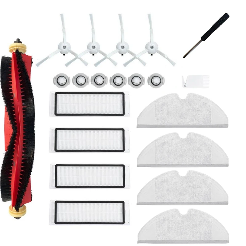 

Replacement Accessory Set Mop Cloths Rags Roller Main Brush HEPA Filter for Xiaomi Roborock S5 MAX S6 Pure S6 MaxV Spare