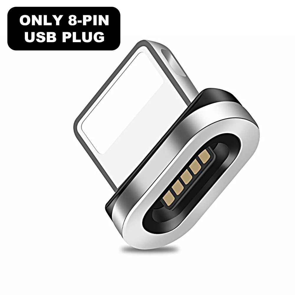 Only Plug for iphone Vanniso 1 м 2 м микро USB кабель Магнитный кабель для iphone 3A Быстрая зарядка usb type C мобильный телефон быстрое зарядное устройство магнитный кабель для передачи данных - Цвет: Only Plug for iphone