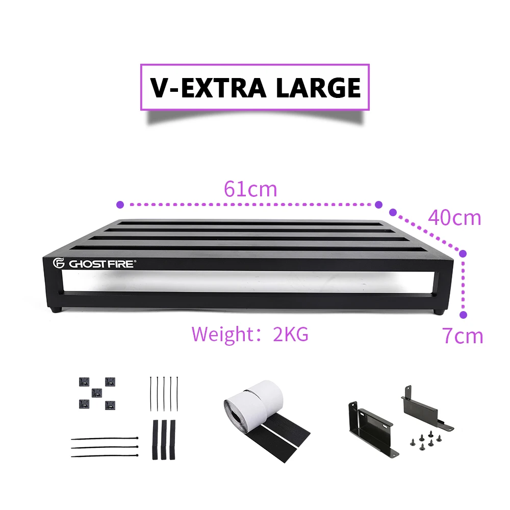 Чехол для гитары Ghost Fire Victor алюминиевая Педальная доска с сумкой переноски или