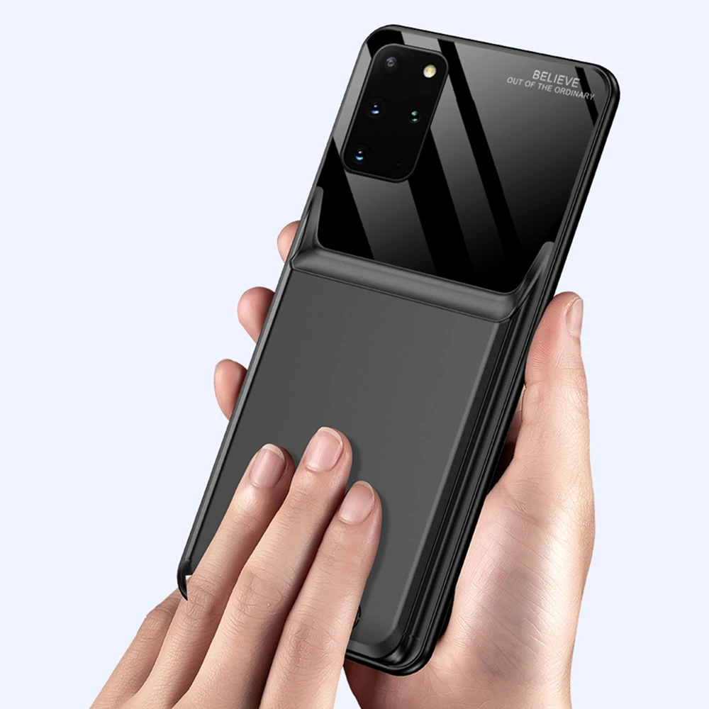 Чехлы для зарядного устройства Samsung Galaxy S20 плюс + 5G Powerbank чехол 10000 мА/ч