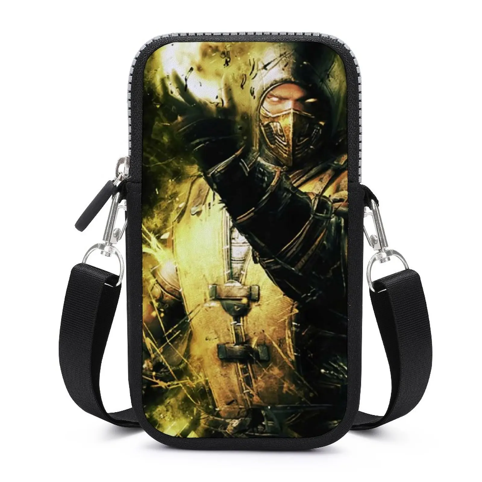 

Mortal Kombat Shoulder Bag Student Fashion Mobile Phone Bag Funny Shopping Purse