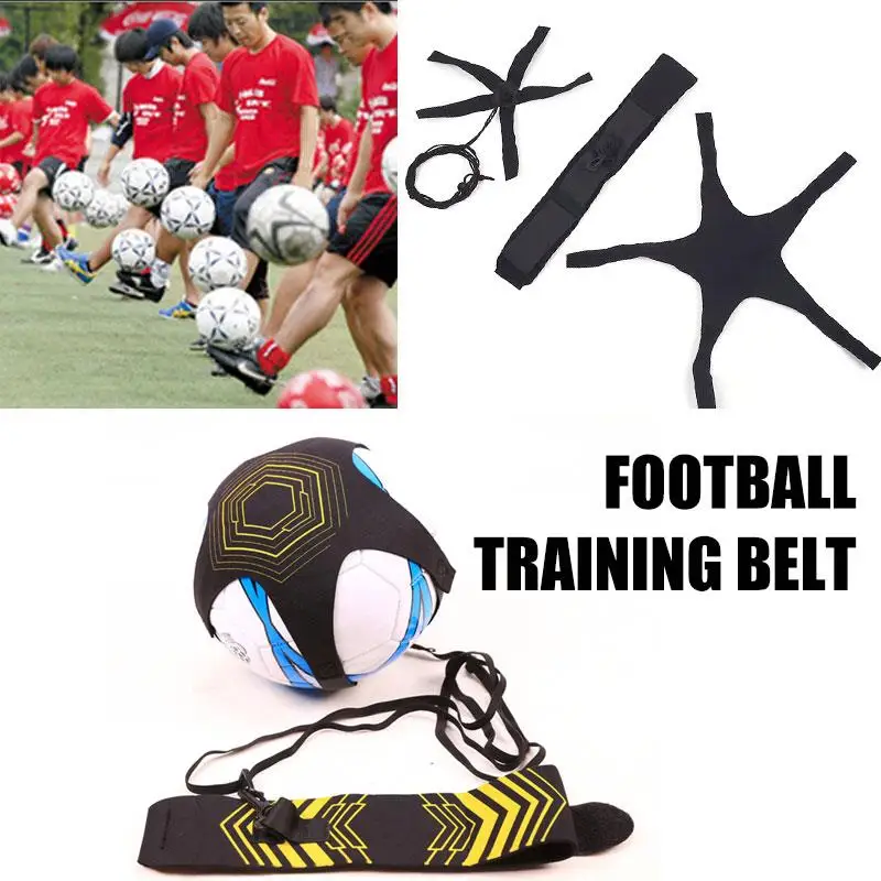 

Contact Football Ball Practice Belt Football Belt Train 2 Style Black Polyester Fiber Tool Artistic Gymnastics