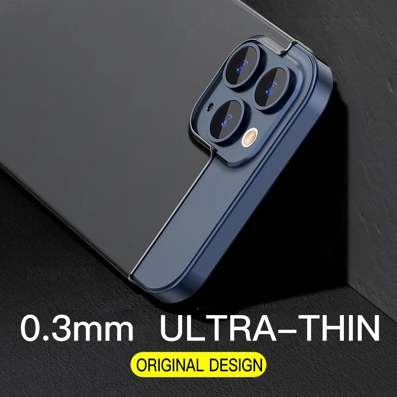 Colorful 0.3mm Ultra Thin Matte Case For iPhone 14 13 12 mini 11 XR X XS Pro Max 6S 7 8 SE Translucent Hard Frosted Phone Cover