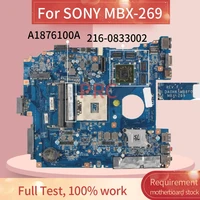 a1876100a for sony mbx 269 laptop motherboard da0hk5mb6f0 216 0833002 slj8e ddr3 notebook mainboard