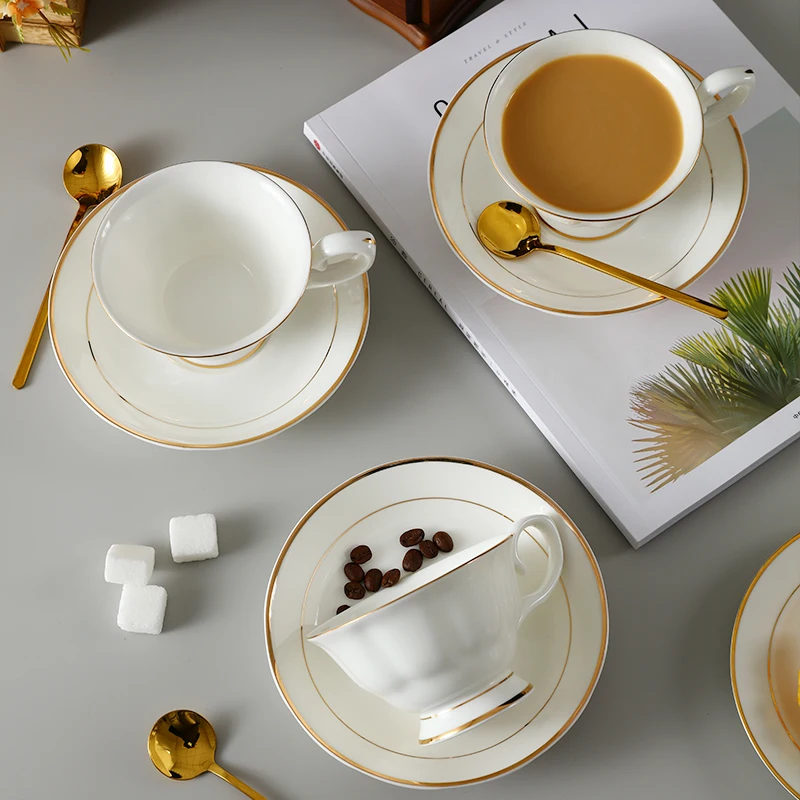 

Phnom Penh bone china coffee cup ceramic British flower tea afternoon tea European Cup plate tea cup water cup