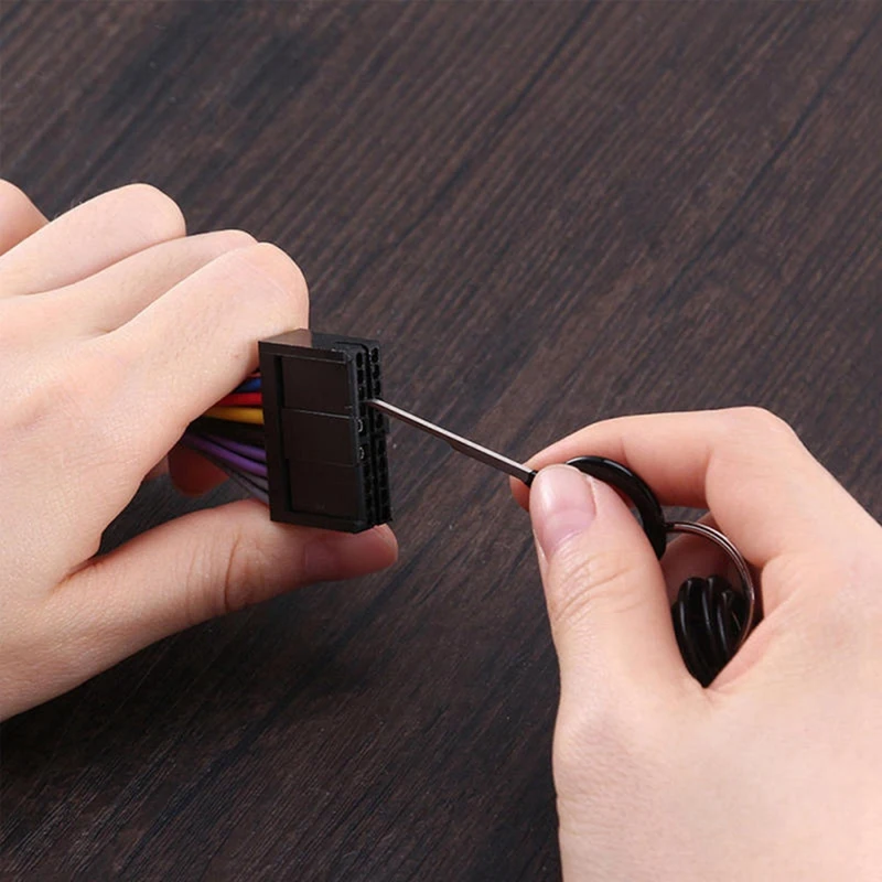 

18Pcs Wire Terminal Removal Tool Crimp Connector Pin Kit & 1 Pcs Motorcycle Headlight Fairing Head Light Lamp