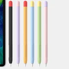 Чехол со стилусом силиконовый чехол для Apple Pencil 1 2, чехол, защитный чехол для стилуса, нескользящий Противоскользящий чехол для iPad