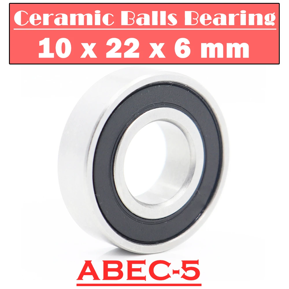 

6900RS Hybrid Ceramic Bearing 10*22*6 mm ABEC-5 ( 1 PC ) Bicycle Bottom Brackets Spares 6900 RS 2RS Si3N4 Ball Bearings 6900-2RS