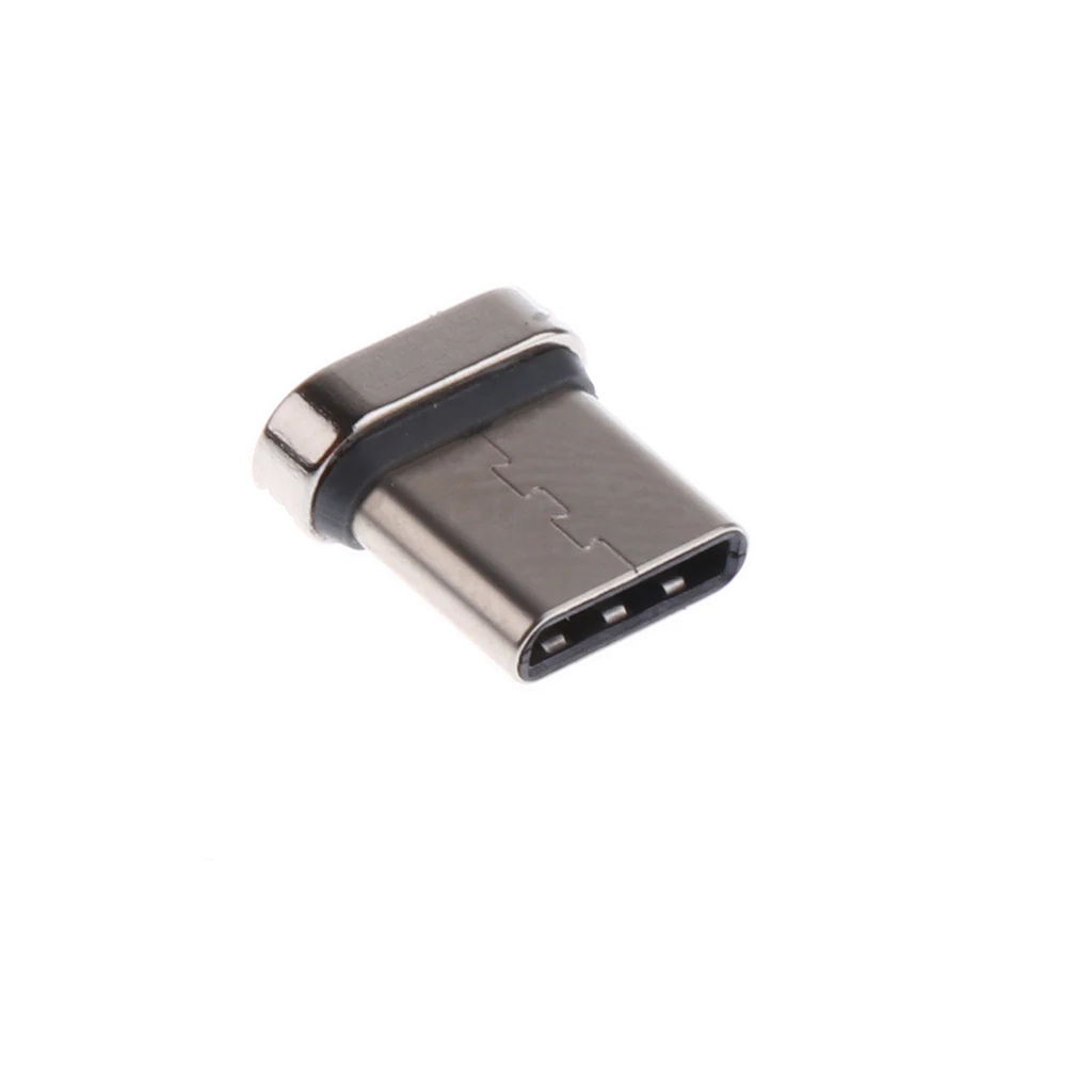 3 шт. алюминиевый сплав USB Type C Мужской Шнур магнитный наконечник зарядное