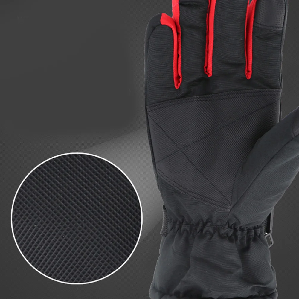

1 Pair of Winter Ski Riding Windproof Finger Touch Screen Anti-splashing Water Hands Protection for Outdoor