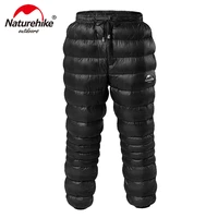 naturehike outdoor down pants waterproof wear hiking camping warm winter goose down pants nh18k210 k