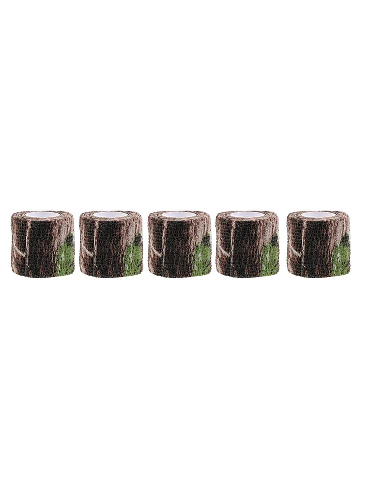 

5pcs Outdoor Camo Waterproof Camouflage Stealth Wraps Tape Hiking Camping Hunting Straps