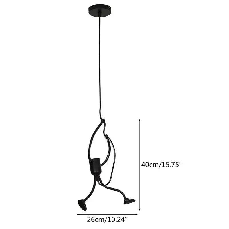 

Iron Lamp Hanger Retro Pendant Light Hanging Creative Chandelier Elegant Lamp Stand For Living Room Kitchen Restaurant Bar