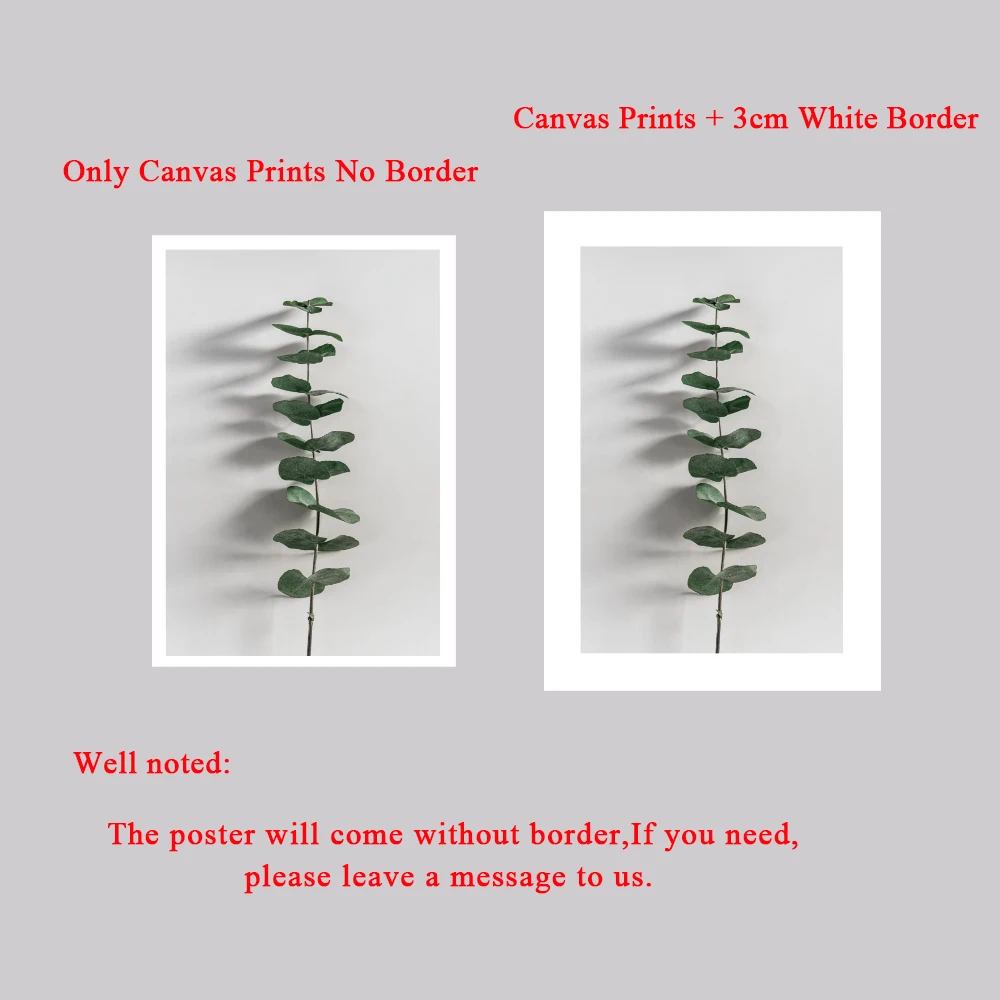Постер эвкалипта Картина на холсте минималистичный постер и печать изменит ваши