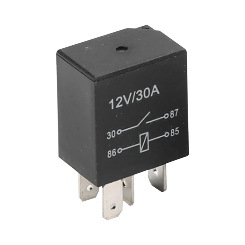 5 X 30A AMP 12V 4Pin Car Auto Relay Kit SPST For Fan Fuel Pump Light Horn | Автомобили и мотоциклы