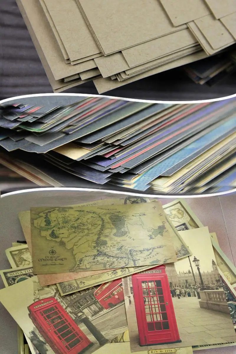 Винтажные парикмахерские татуировки с узором плакаты из крафт-бумаги