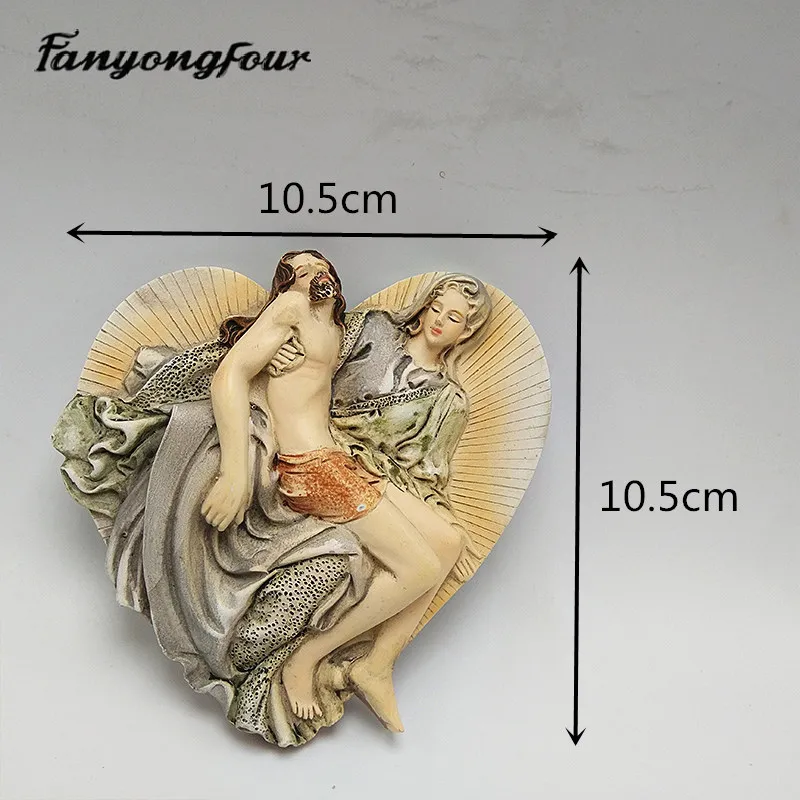 Силиконовая форма для торта с Иисусом Христом пластырь шоколада свечи