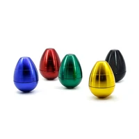 portable aluminum alloy diameter 58mm colored eggs four layer tumbler grinding device smoking set grinding device