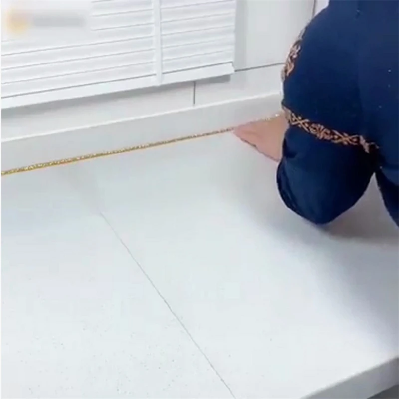 

Self-adhesive/Glue Ceramic Tile Gap Tape Mildewproof Decorative Corner Side Edges Strip Stickers 5.5M*8MM