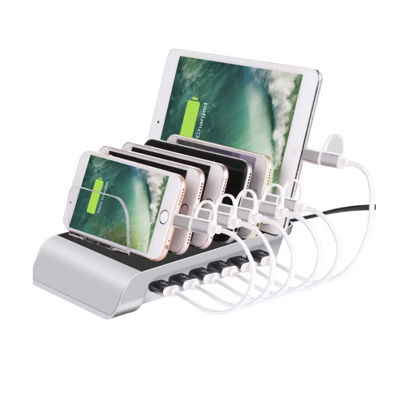 Новая Универсальная съемная зарядная станция с 6 портами USB подставка для
