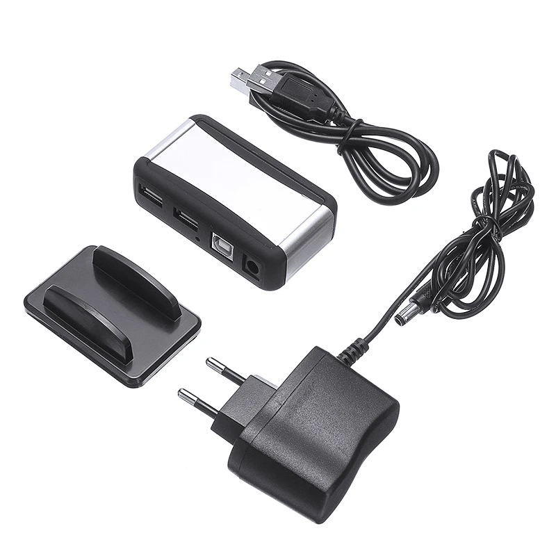 Мульти функциональный 7 портовый вертикальный USB 2 0 Hub адаптер 480 Мбит/с высокой