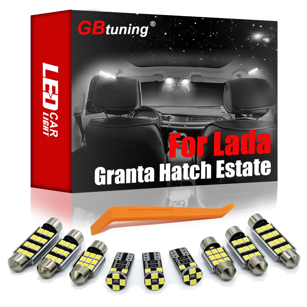 

GBtuning светодиодная интерьерная с Canbus светильник комплект для Toyota Hilux Yaris Vios хэтчбек недвижимость 2018 2019 2020 + автомобиля Купол в помещении багаж...