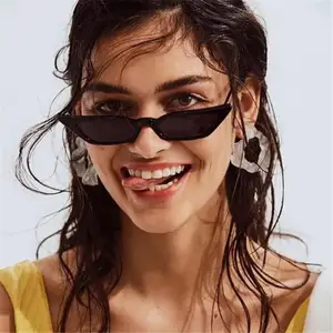 Sun Glasses Red Female UV400 Cycling Sunglasses Cute Sexy Retro Cat Eye Sunglasses Women Triangle Vi in Pakistan