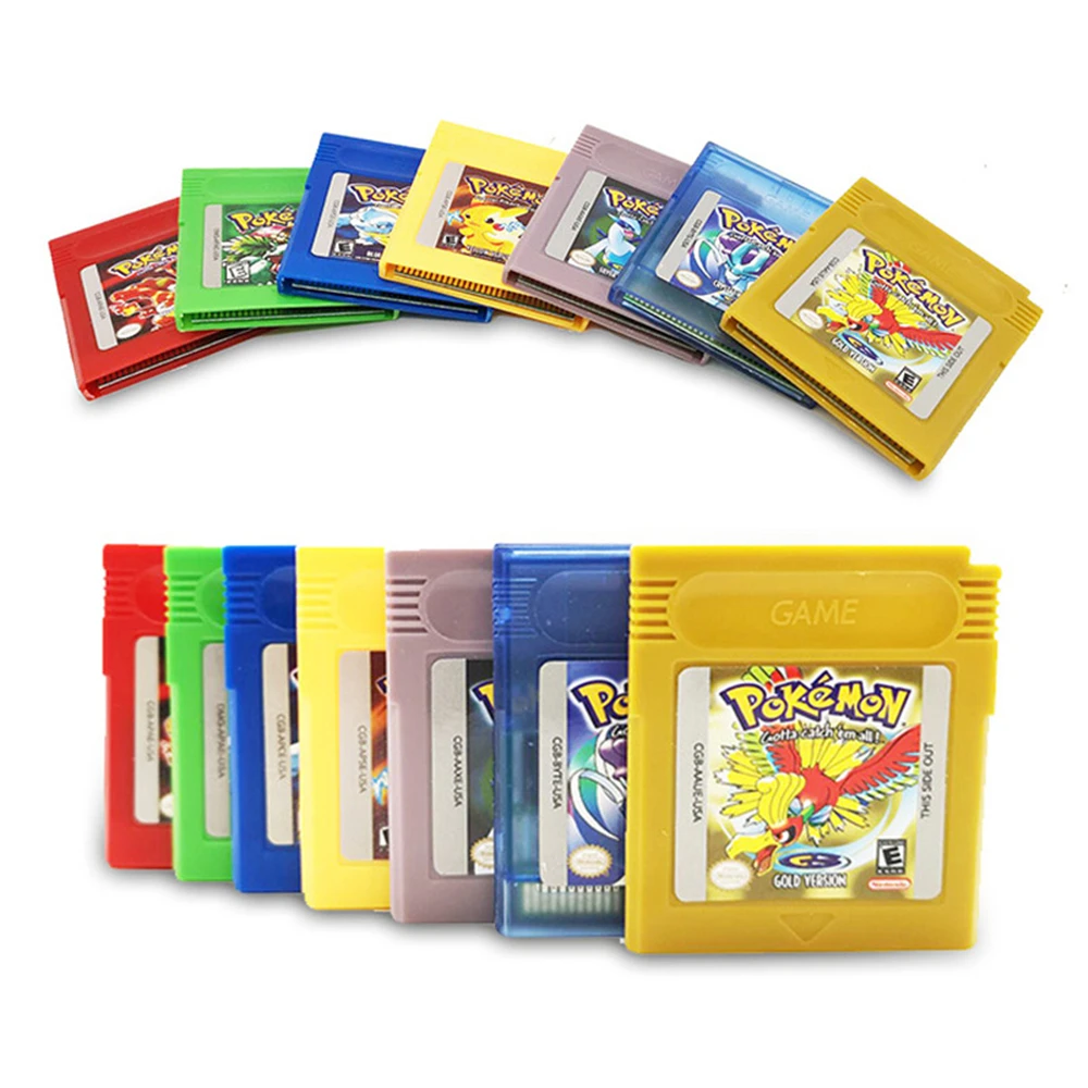 

Poke Series Classic Collect Colorful Version Video Game Cartridge Console Card English Language For Nintendo GBC