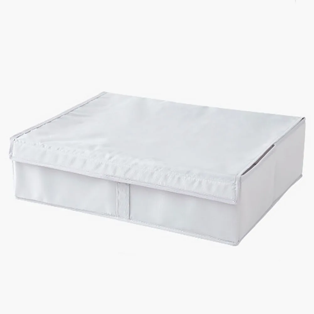 

Square Storage Box Useful Case Oxford Cloth Separate Grid Foldable Washable Underwear Container