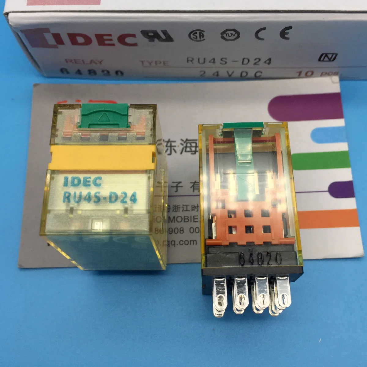 2pcs Brand New &amp Original Ideec Japan Hequan Relay RU4S-D24 24VDC Four-Group Conversion 14-Leg 6a250vac | Обустройство дома