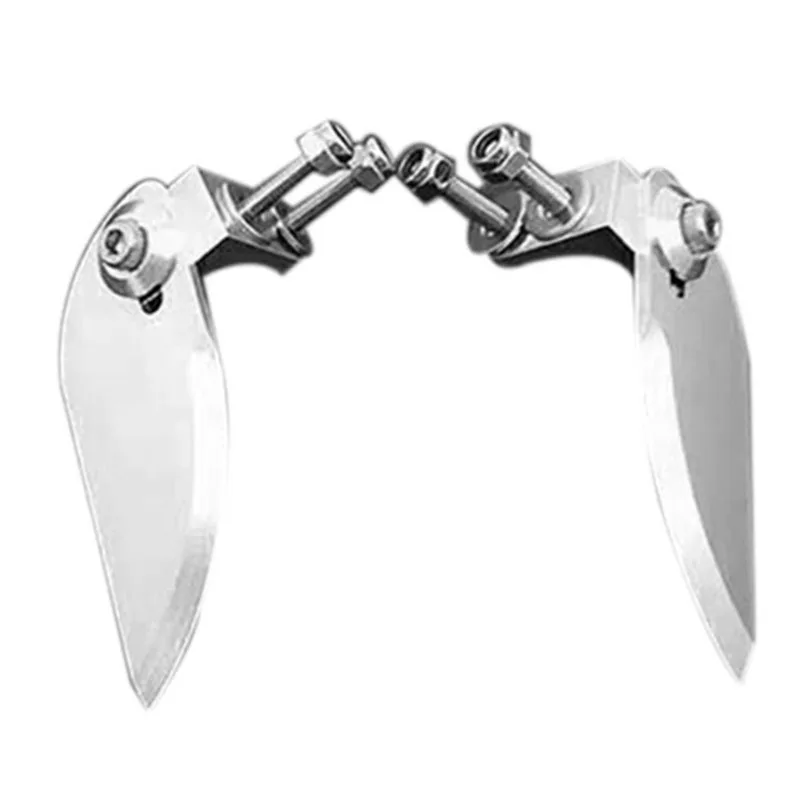 Rc модель лодки плавники регулируемый алюминиевый водный нож для Feilun Ft012 Refit |