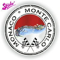sticky monaco monte carlo stamp seal badge brand car sticker decal decor motorcycle off road laptop trunk guitar pvc