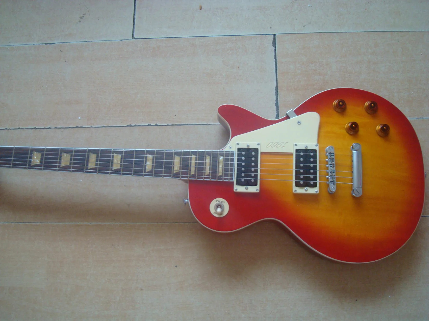 Новая стандартная лимонная ГИТАРА LP CS cherry sunburst MAPLE top hony burst корпус из красного
