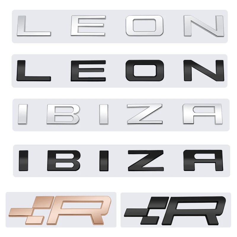 Автомобильная Наклейка металлическая эмблема R логотип наклейка для Seat Cupra Leon Ibiza