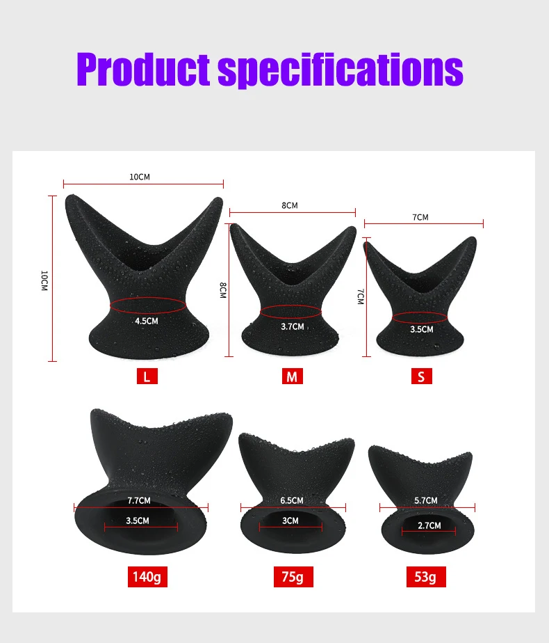 Мягкая полая Анальная пробка Эротическая большая массажная продукция для