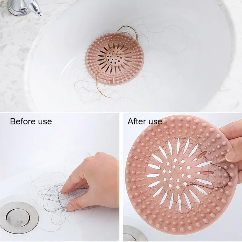 Канализационный фильтр Outfall для раковины Ванная комната трап Ловца волос анти