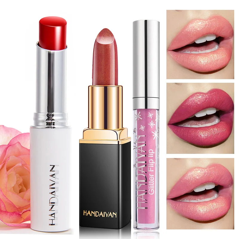 

Waterproof shiny lipstick, matte, long-lasting, cosmetics
