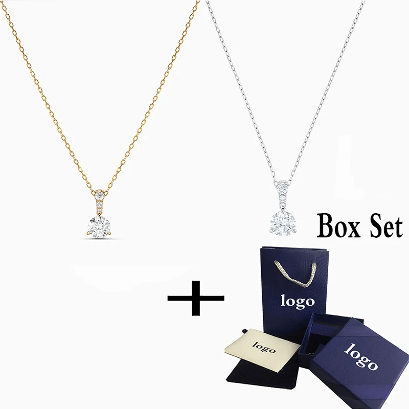 

New Necklace Eternal Pendant Made Of Central Crystal Gifts For Women