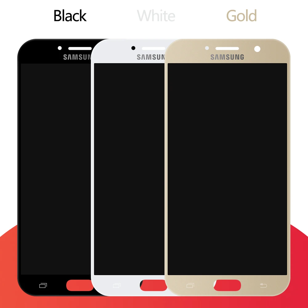 Супер AMOLED Для 5," samsung Galaxy A7 ЖК-экран+ сенсорная панель дигитайзер Замена для A720 lcd