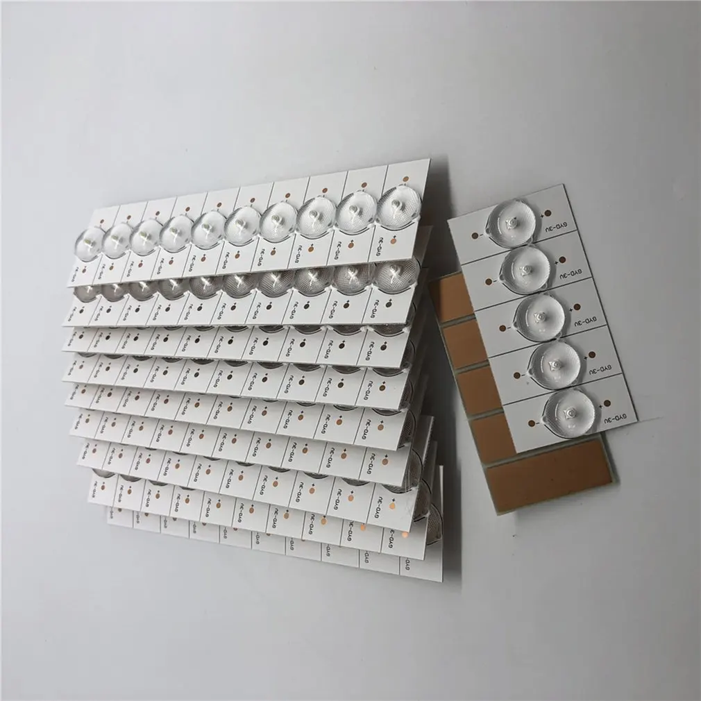 

50PCS 3V SMD Lamp Beads with Optical Lens Fliter for 32-65 LED TV Repair with 2M Wire Led Light Strip Parts Accessories