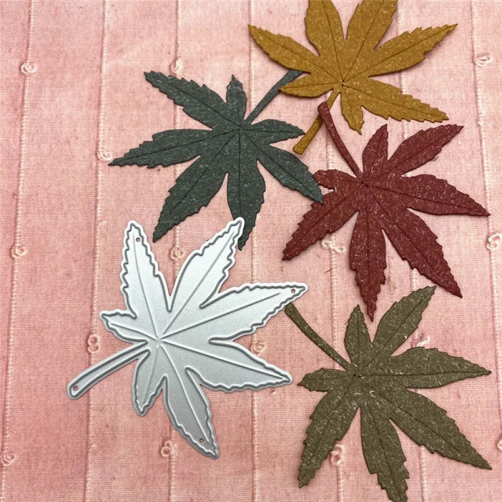 

Металлические штампы в виде кленового листа, рамка в виде листьев, сделай сам, скрапбукинг, фотоальбом, декоративное тиснение, бумажные карт...