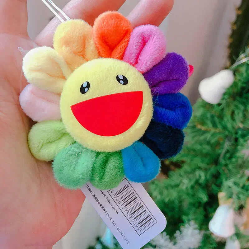 Цветок Такаши Мураками Кики Kaikai брошь Радуга Pin ремень со значком плюшевый милый