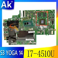 akemy for 13323 2 448 01127 0021 applies to thinkpad s3 yoga 14 laptop motherboard cpu i7 4510u ddr3 gt840m 2g 100 test work